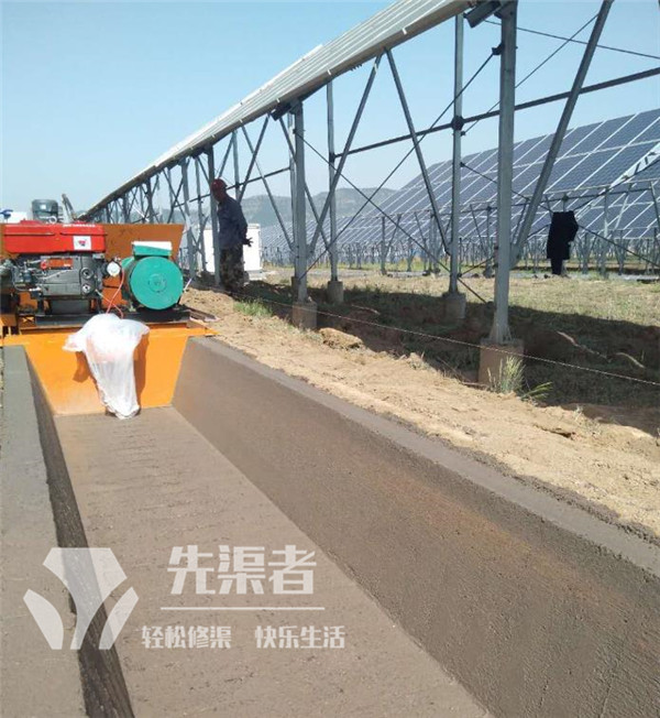 大棚排水渠怎么做，水渠機(jī)